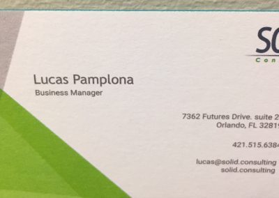 Solid Consulting Business Card